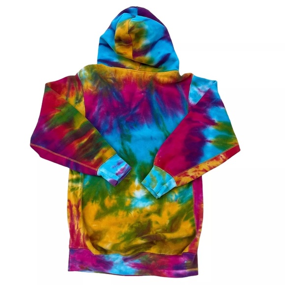 Vintage Penn State University Pro Weave Tie Dye Pullover Hoodie Sweater Size XS - Picture 2 of 4